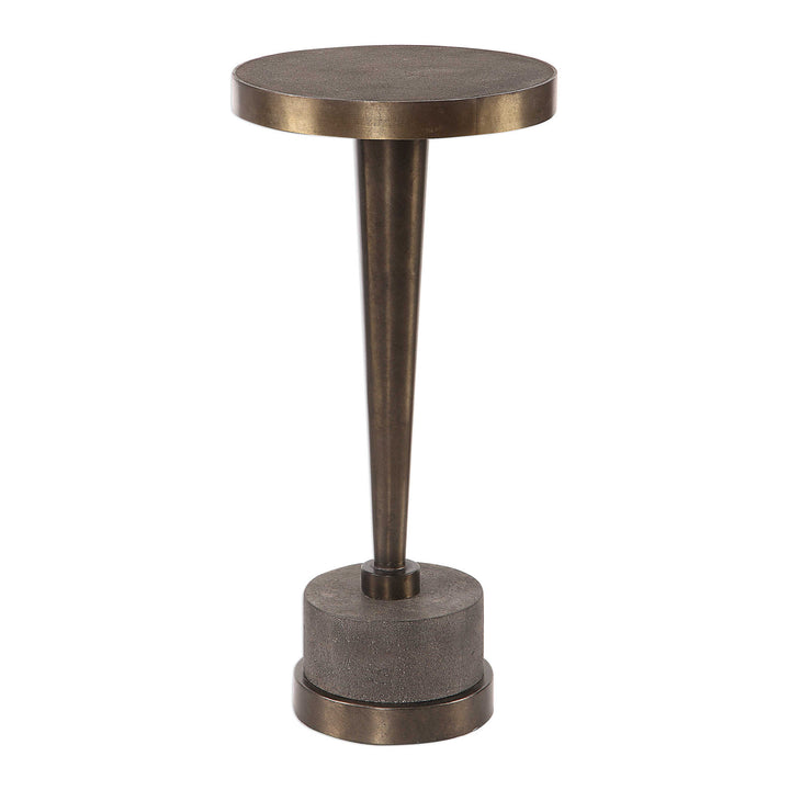 American Home Furniture Uttermost Masika Bronze Accent Table