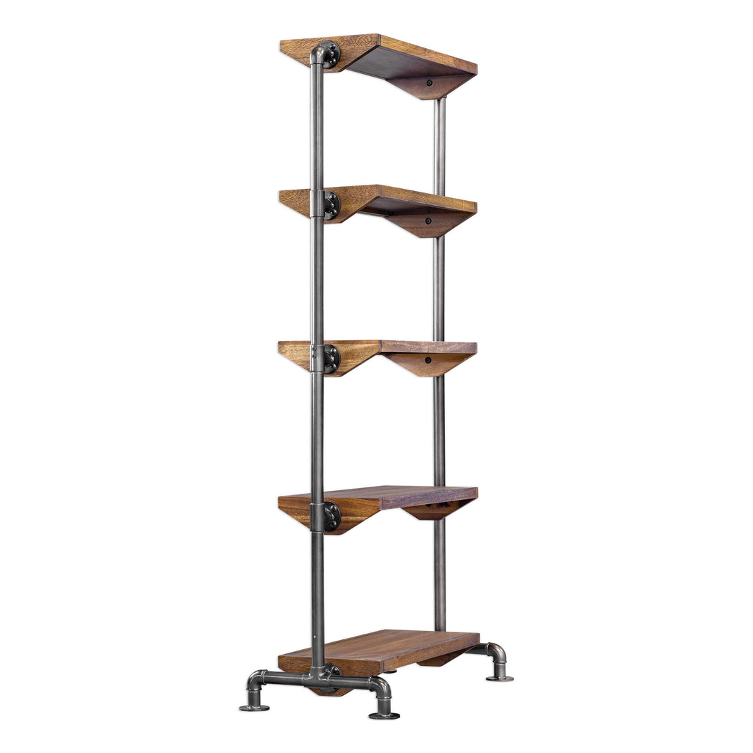 American Home Furniture Uttermost Rhordyn Industrial Etagere