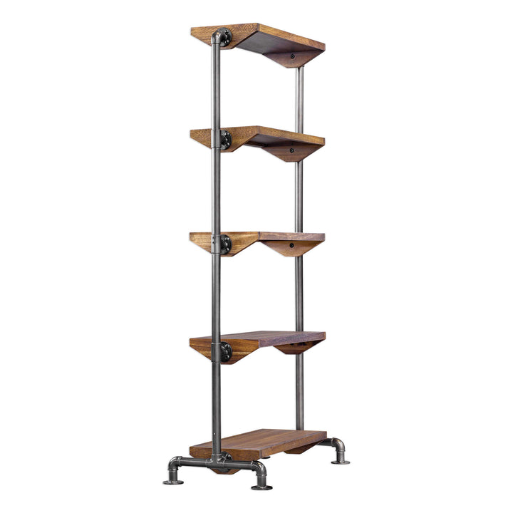 American Home Furniture Uttermost Rhordyn Industrial Etagere
