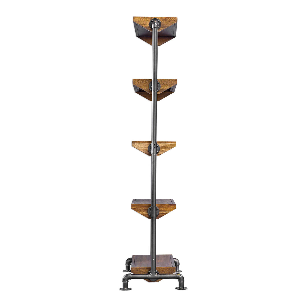 American Home Furniture Uttermost Rhordyn Industrial Etagere