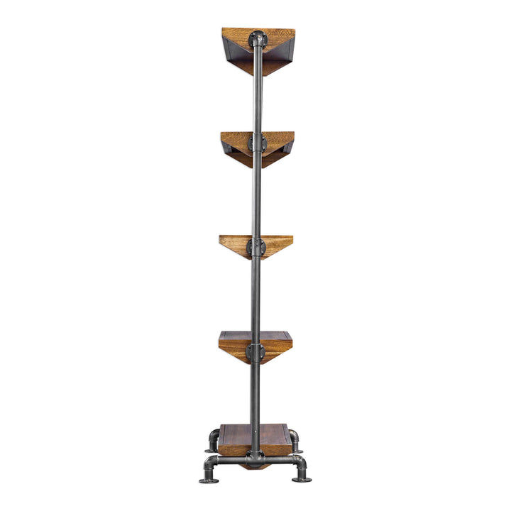 American Home Furniture Uttermost Rhordyn Industrial Etagere