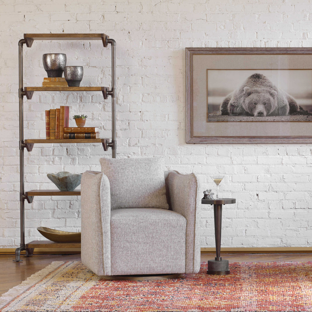 American Home Furniture Uttermost Rhordyn Industrial Etagere