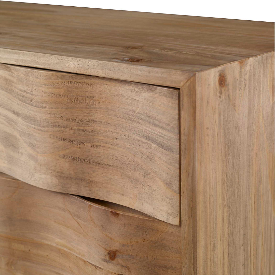 American Home Furniture Uttermost Crawford Light Oak Accent Sideboard