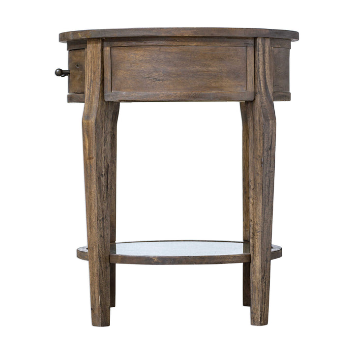 American Home Furniture Uttermost Raelynn Wood Lamp Table