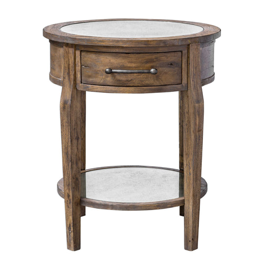 American Home Furniture Uttermost Raelynn Wood Lamp Table