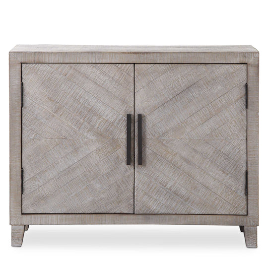 American Home Furniture Uttermost Adalind White Washed Accent Cabinet