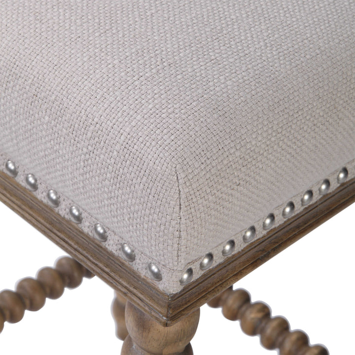 American Home Furniture Uttermost Pryce Wooden Counter Stool