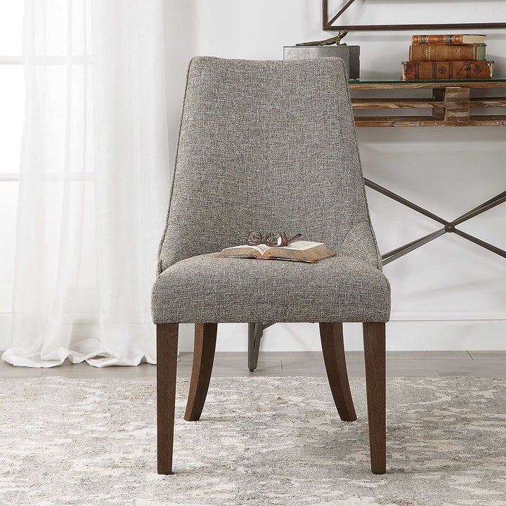 American Home Furniture Uttermost Daxton Earth Tone Armless Chair Set of 2