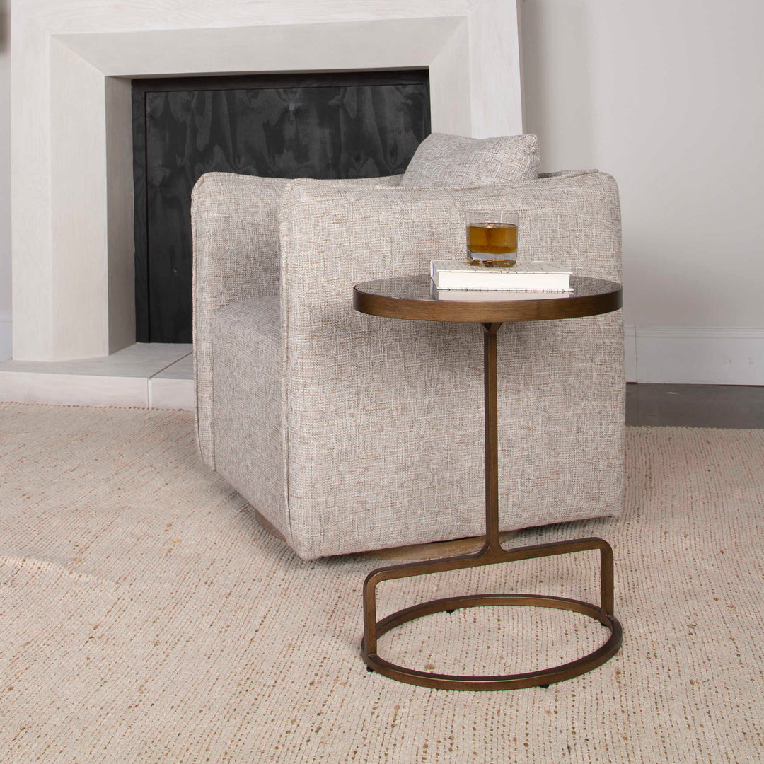 American Home Furniture Uttermost Jessenia Stone Accent Table