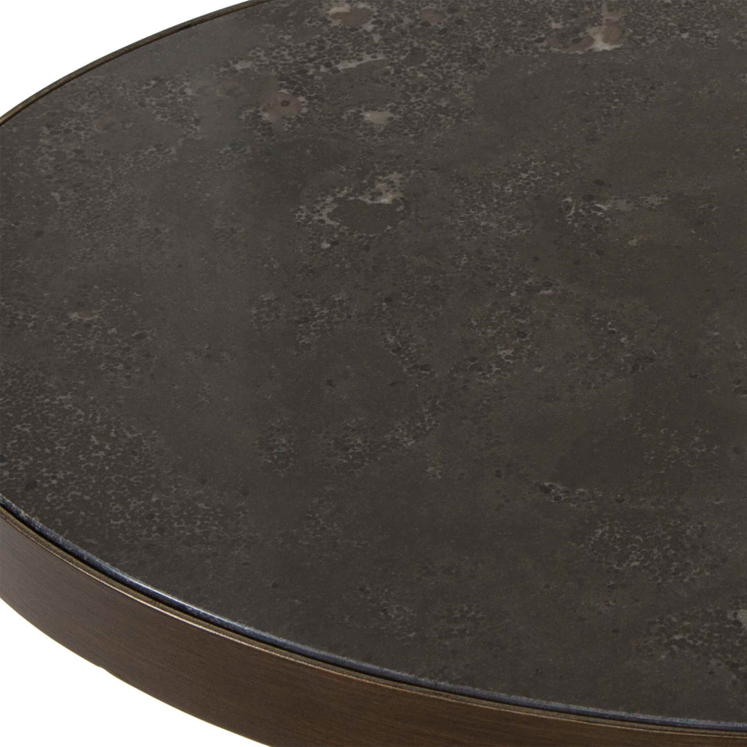 American Home Furniture Uttermost Jessenia Stone Accent Table