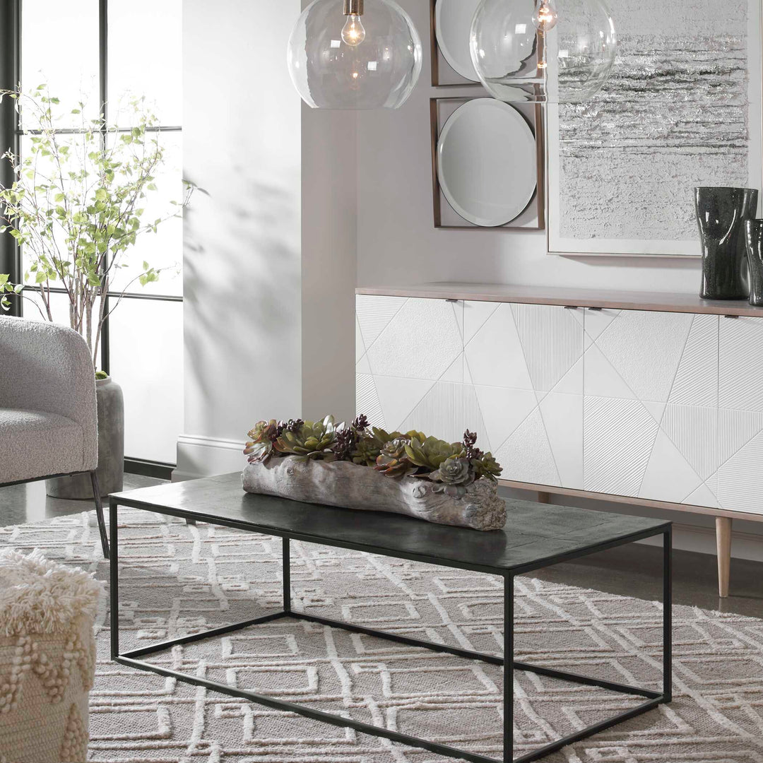 American Home Furniture Uttermost Coreene Industrial Coffee Table