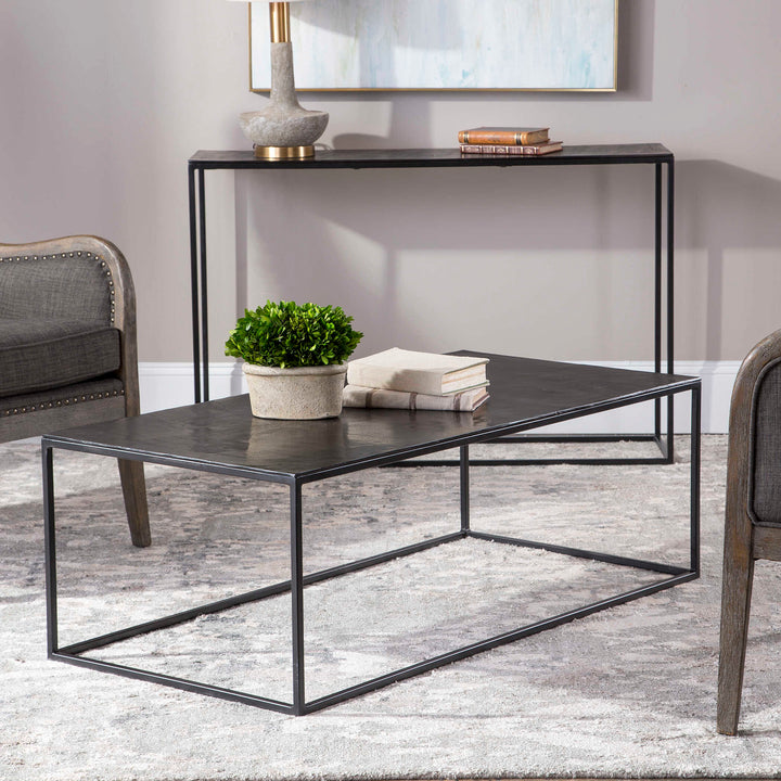 American Home Furniture Uttermost Coreene Industrial Coffee Table