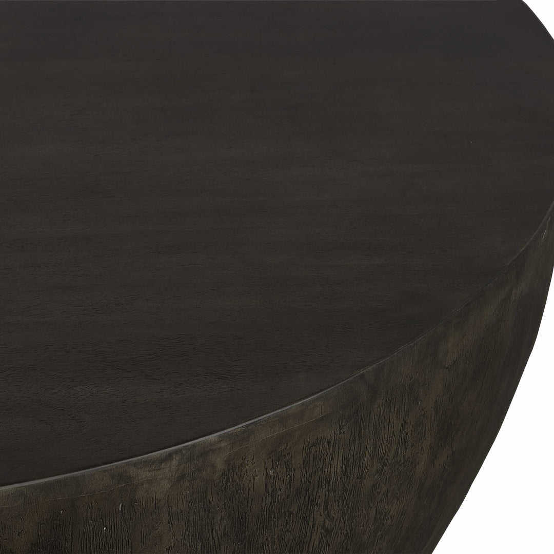 American Home Furniture Uttermost Lark Round Wood Coffee Table
