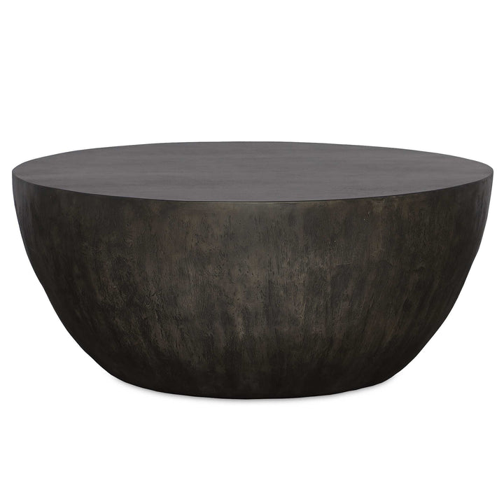 American Home Furniture Uttermost Lark Round Wood Coffee Table