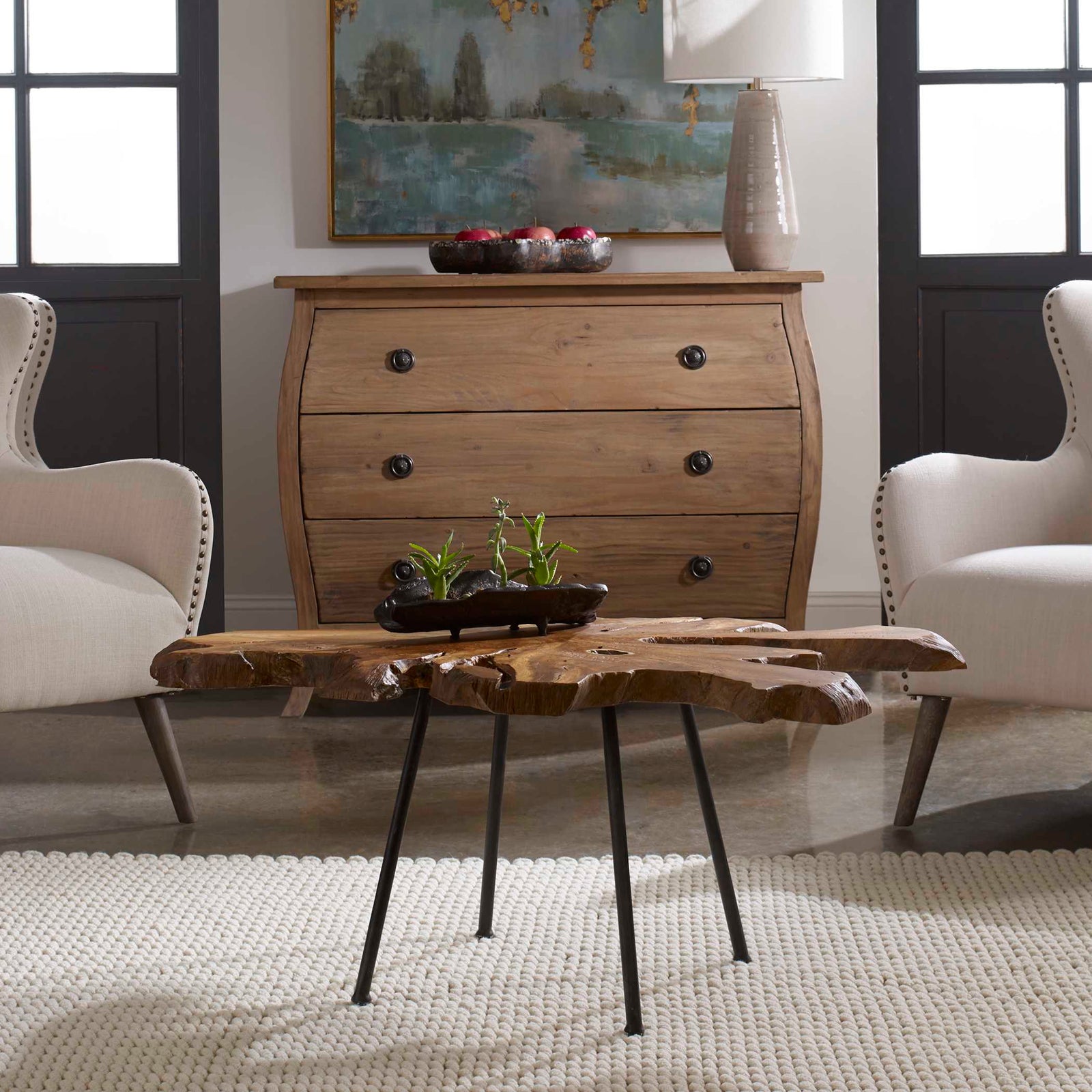 American Home Furniture Uttermost Kravitz Accent Table