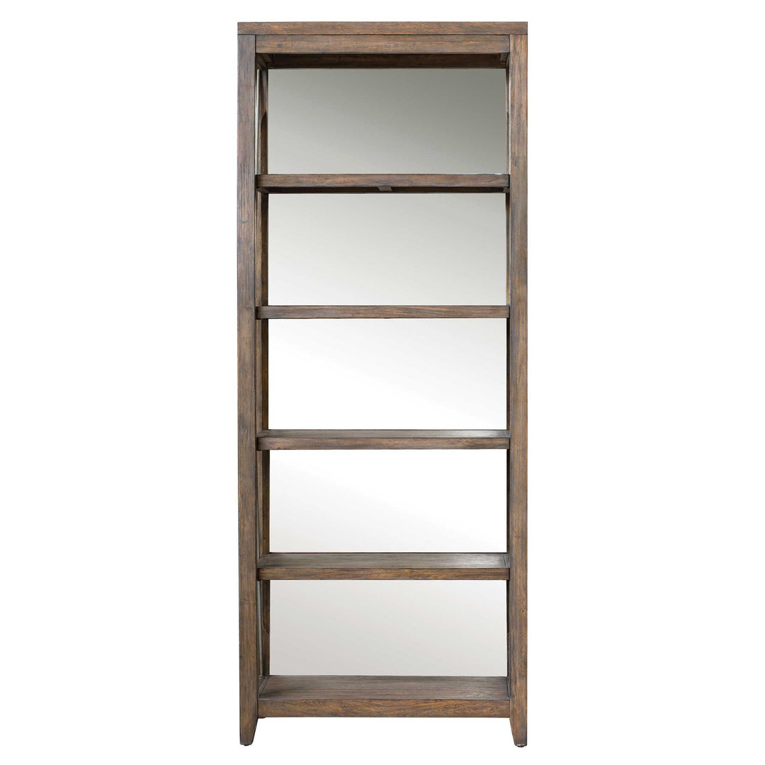 American Home Furniture Uttermost Delancey Weathered Oak Etagere