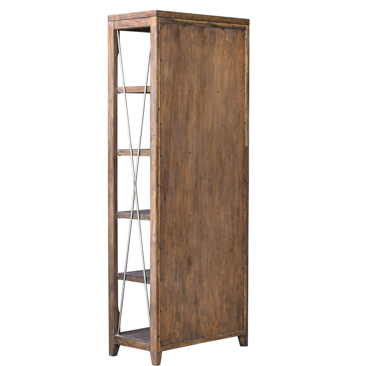 American Home Furniture Uttermost Delancey Weathered Oak Etagere