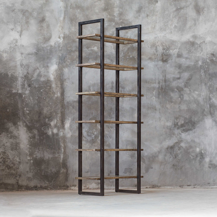 American Home Furniture Uttermost Olwyn Industrial Etagere