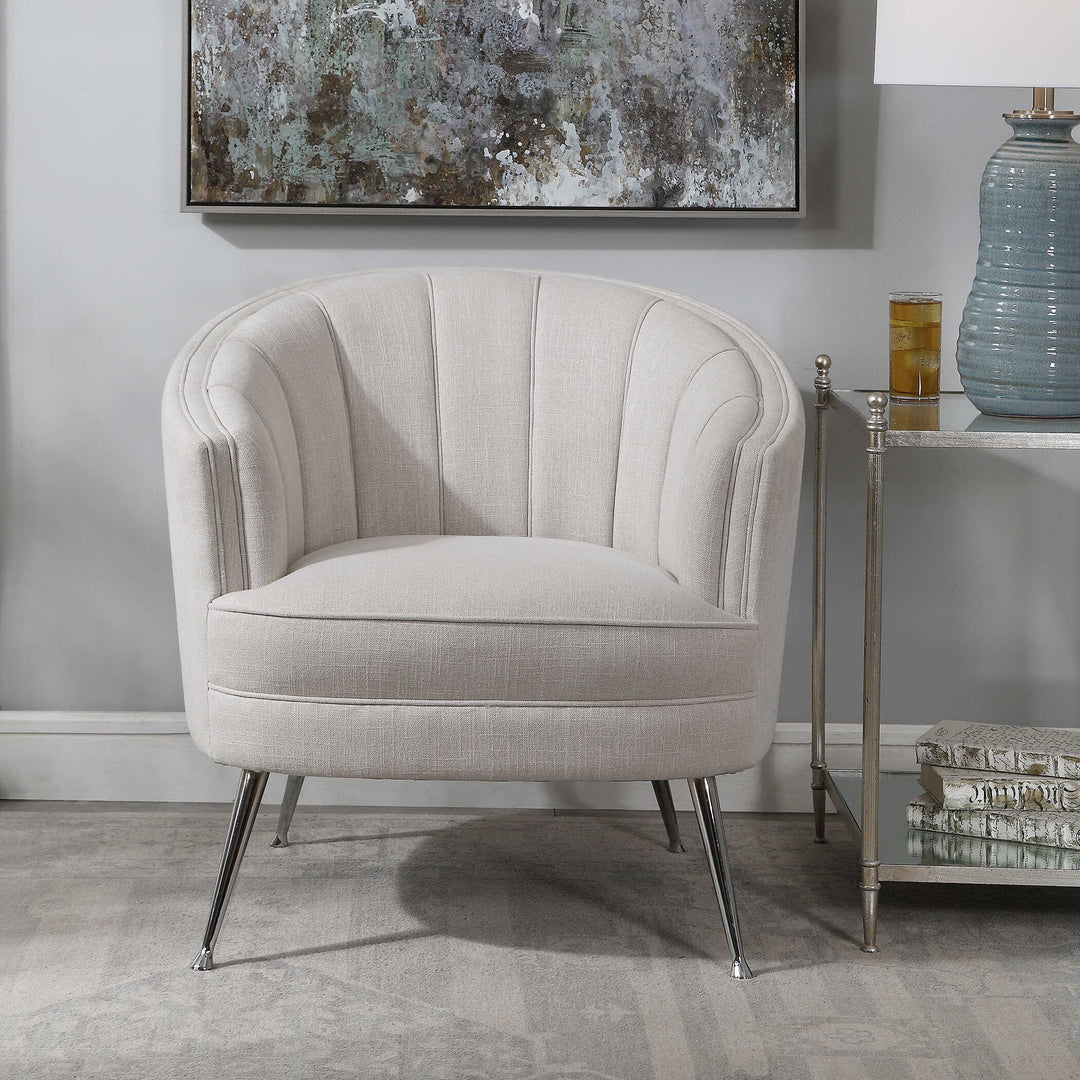 American Home Furniture Uttermost Janie Mid-Century Accent Chair
