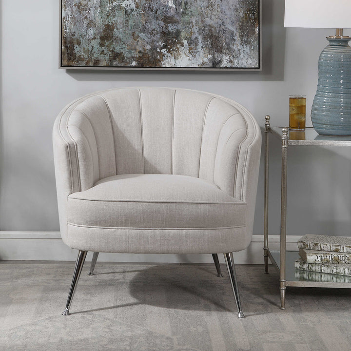 American Home Furniture Uttermost Janie Mid-Century Accent Chair