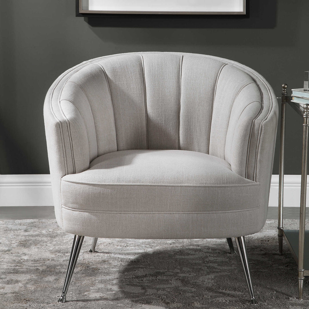 American Home Furniture Uttermost Janie Mid-Century Accent Chair