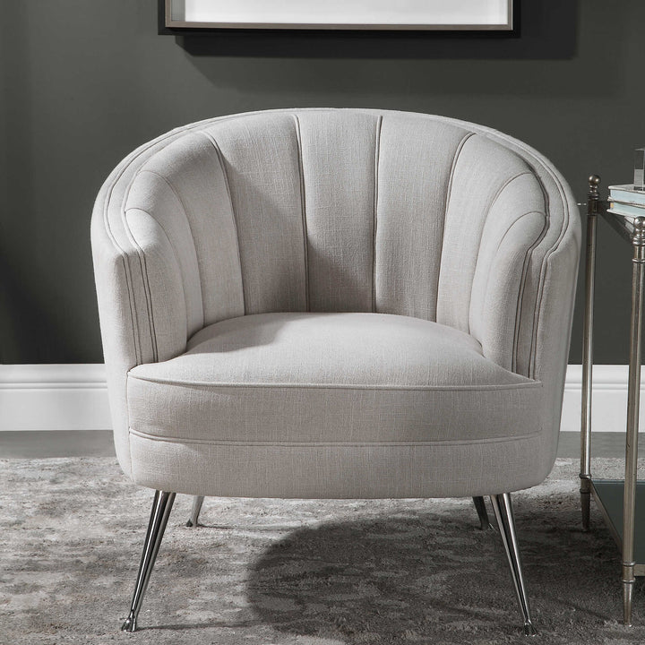 American Home Furniture Uttermost Janie Mid-Century Accent Chair