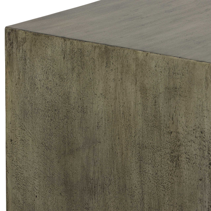 American Home Furniture Uttermost Kareem Modern Gray Coffee Table
