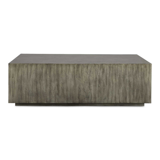 American Home Furniture Uttermost Kareem Modern Gray Coffee Table