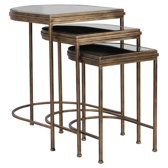 American Home Furniture Uttermost India Nesting Tables Set of 3