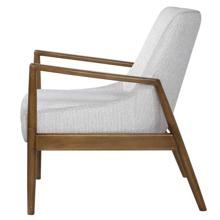 American Home Furniture Uttermost Bev White Accent Chair