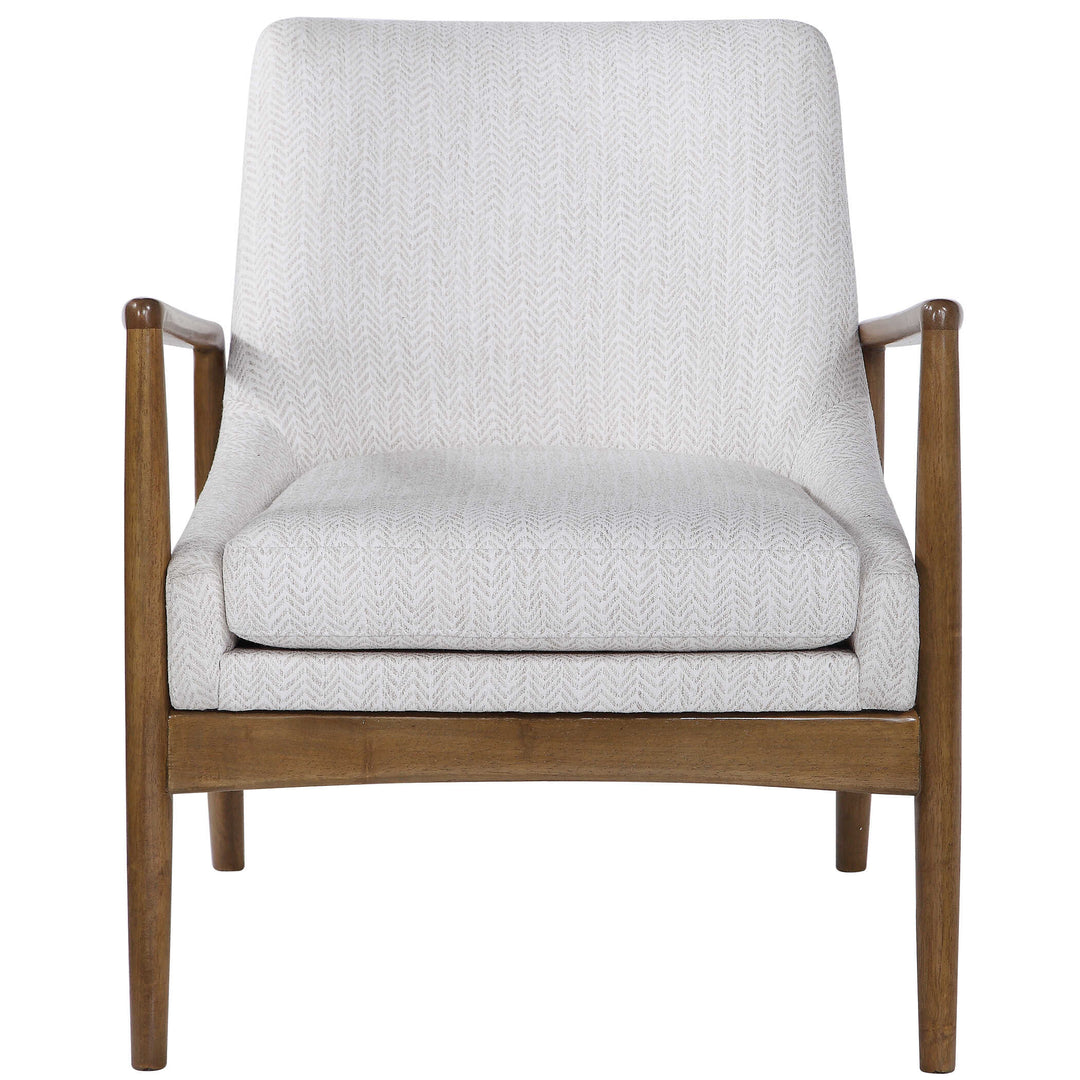 American Home Furniture Uttermost Bev White Accent Chair