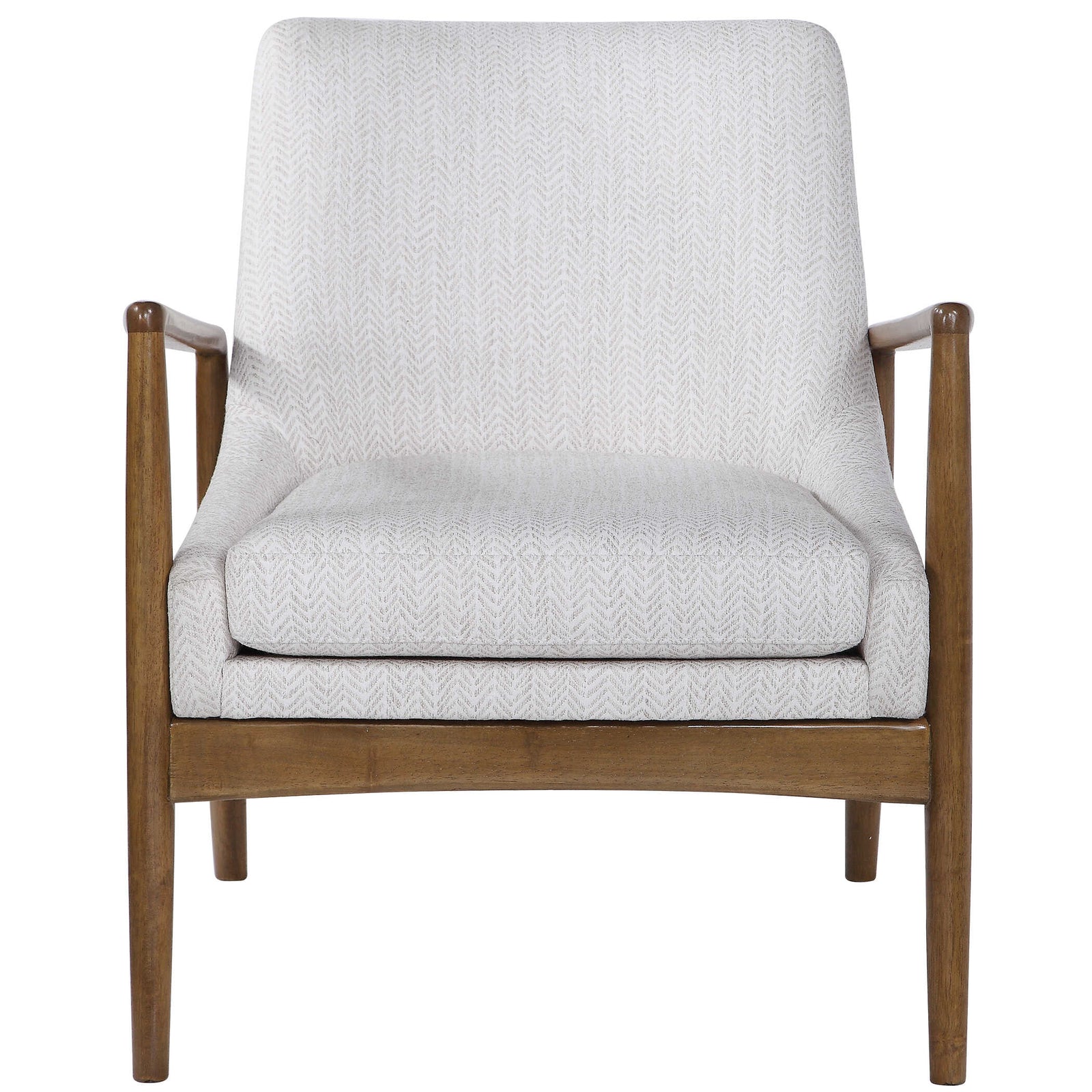 American Home Furniture Uttermost Bev White Accent Chair