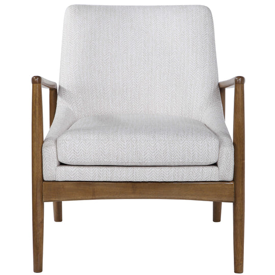 American Home Furniture Uttermost Bev White Accent Chair