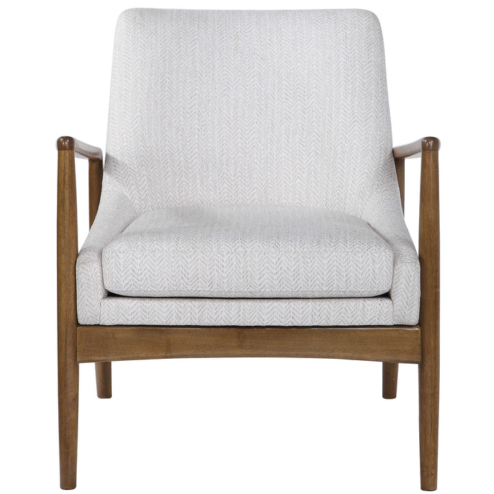 American Home Furniture Uttermost Bev White Accent Chair