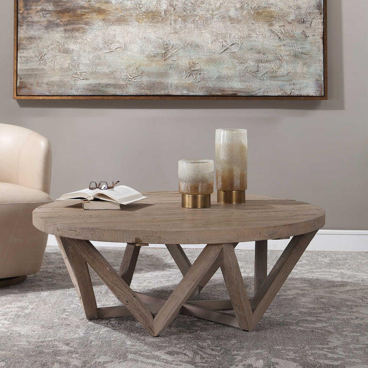 American Home Furniture Uttermost Kendry Reclaimed Wood Coffee Table