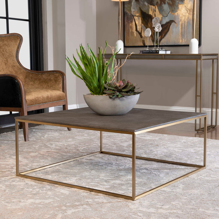 American Home Furniture Uttermost Trebon Modern Coffee Table