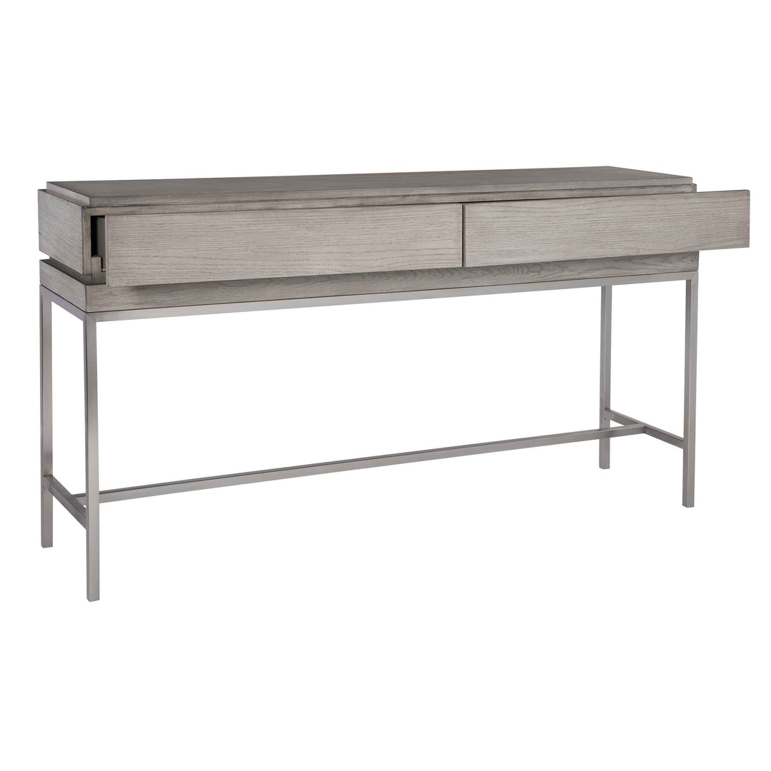 American Home Furniture Uttermost Kamala Gray Oak Console Table