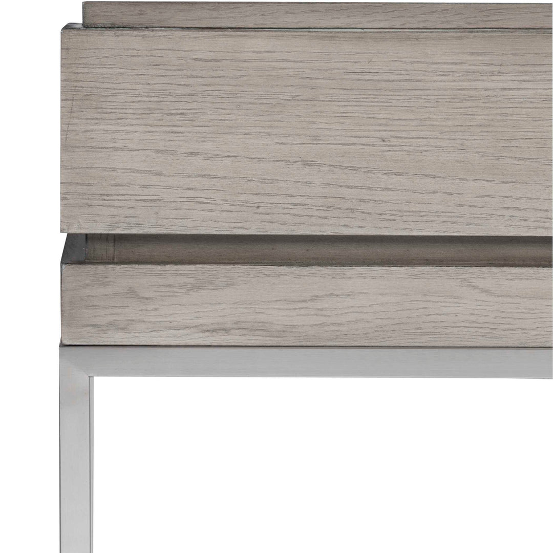 American Home Furniture Uttermost Kamala Gray Oak Console Table