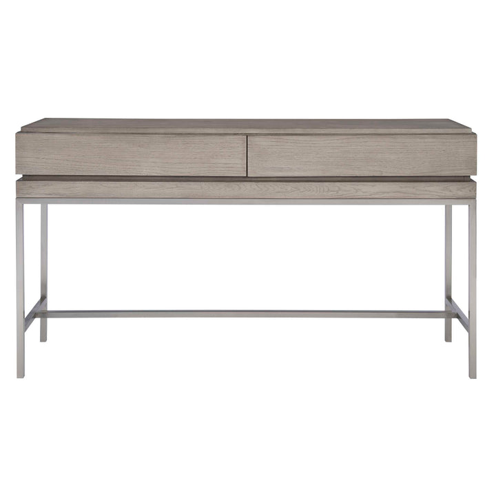 American Home Furniture Uttermost Kamala Gray Oak Console Table