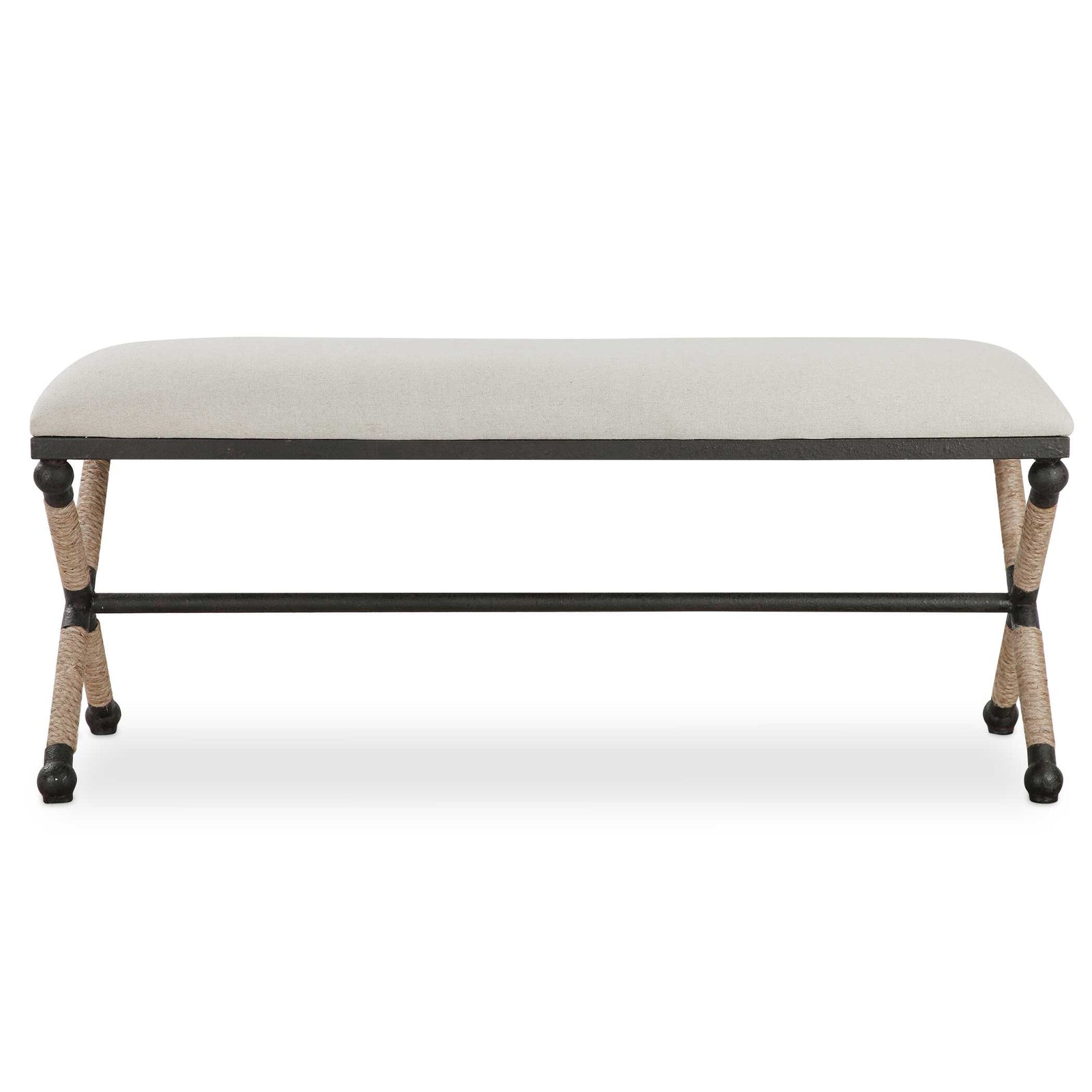 American Home Furniture Uttermost Firth Bench Oatmeal