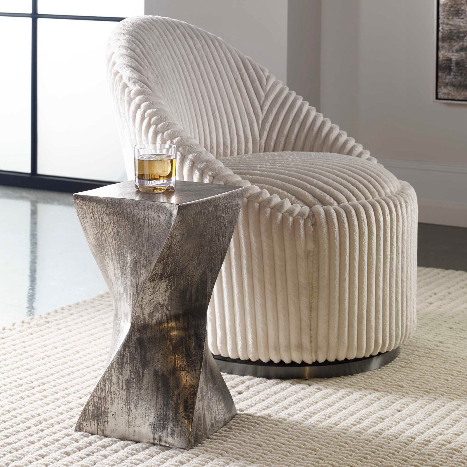 American Home Furniture Uttermost Euphrates Accent Table