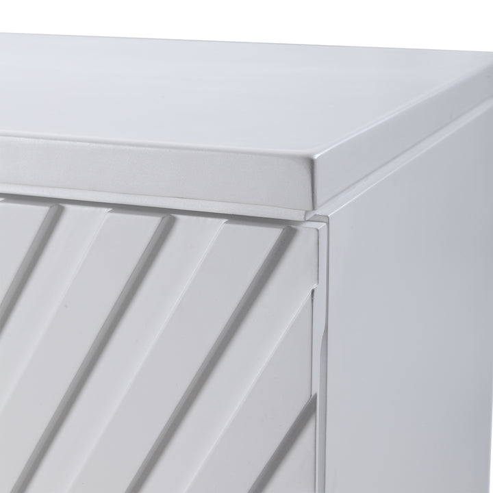 American Home Furniture Uttermost Colby White Drawers