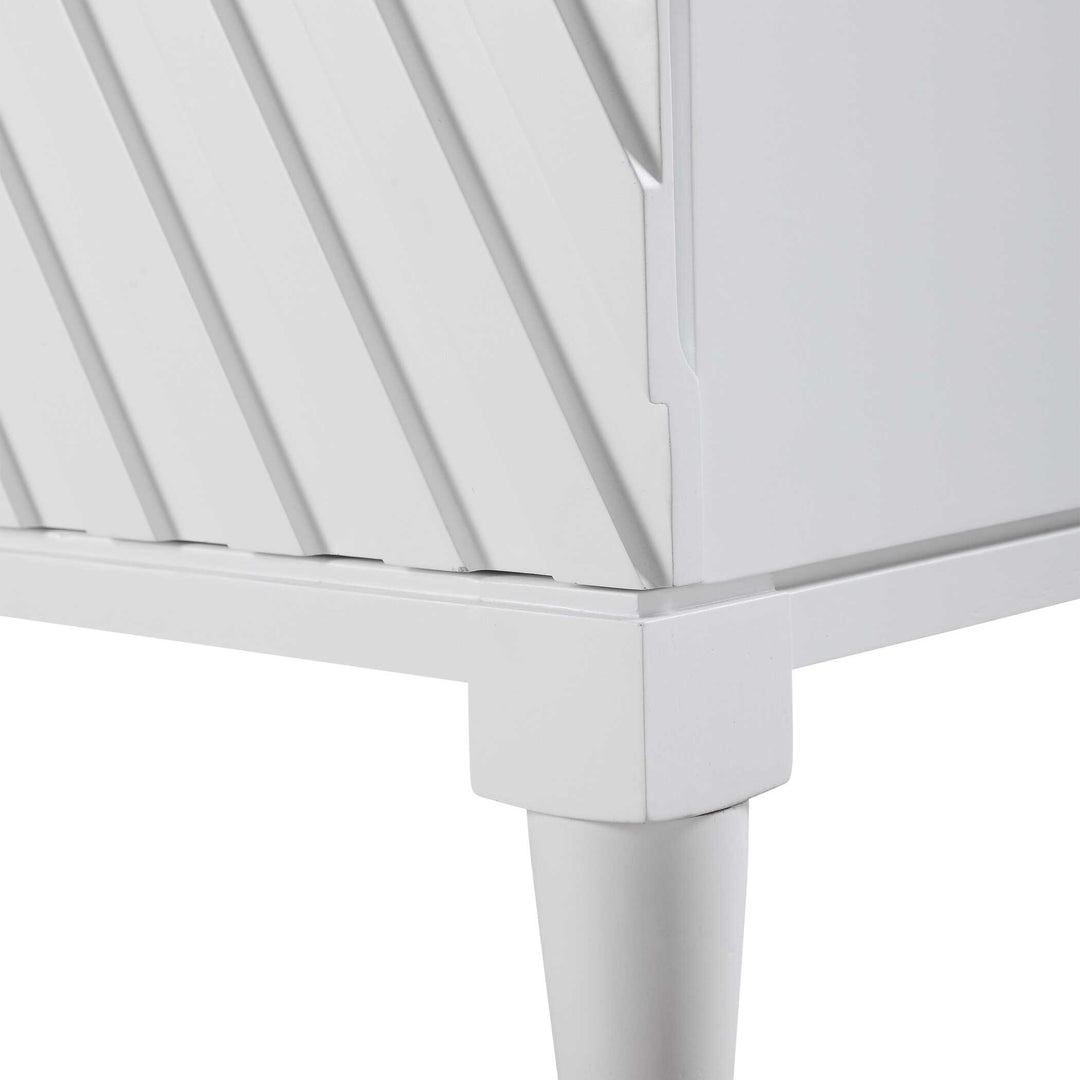 American Home Furniture Uttermost Colby White Drawers