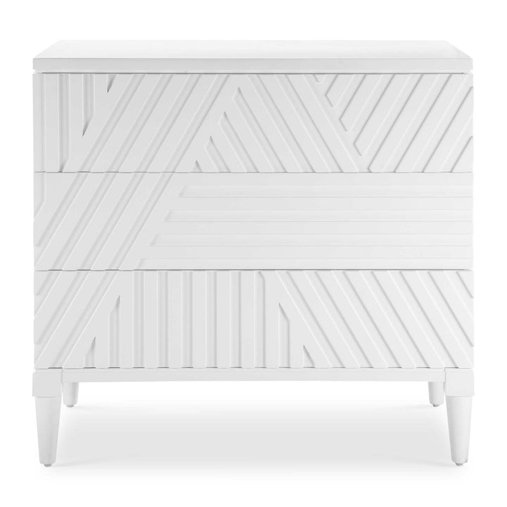 American Home Furniture Uttermost Colby White Drawers