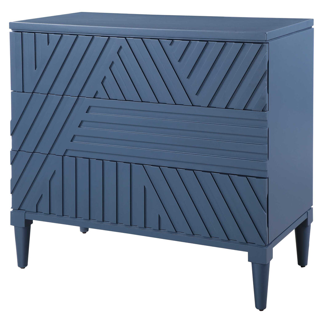 American Home Furniture Uttermost Colby Blue Drawers