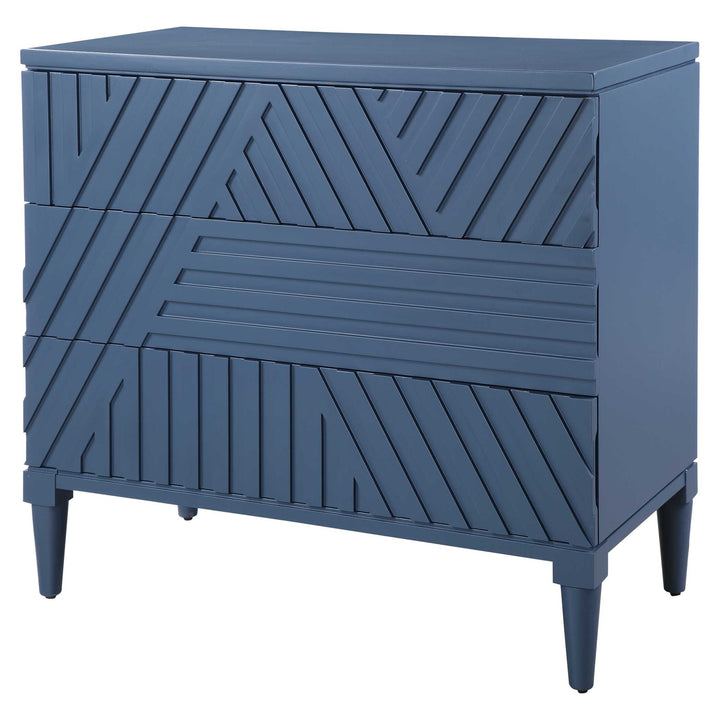 American Home Furniture Uttermost Colby Blue Drawers