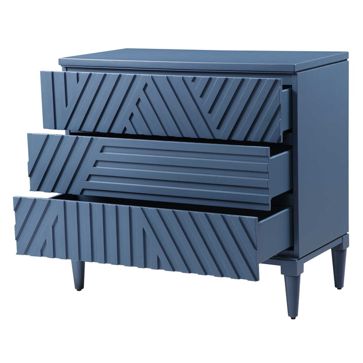 American Home Furniture Uttermost Colby Blue Drawers