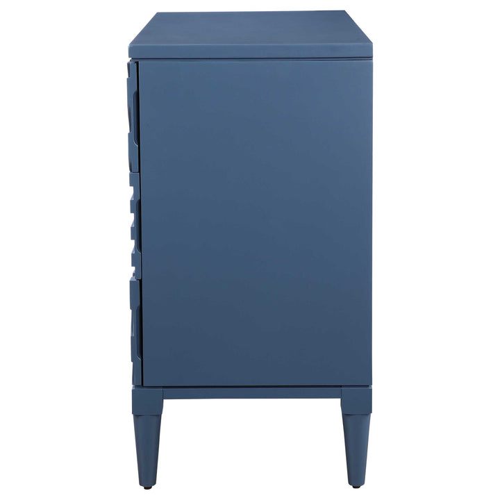 American Home Furniture Uttermost Colby Blue Drawers