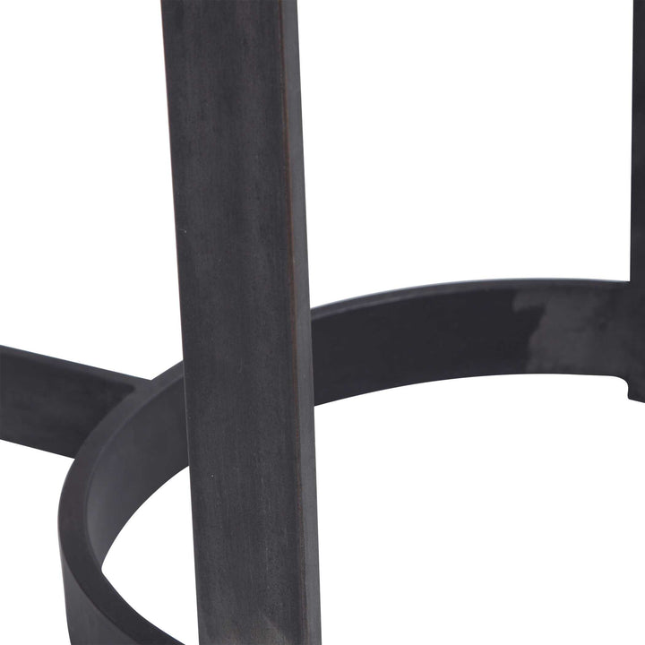 American Home Furniture Uttermost Basuto Steel Console Table