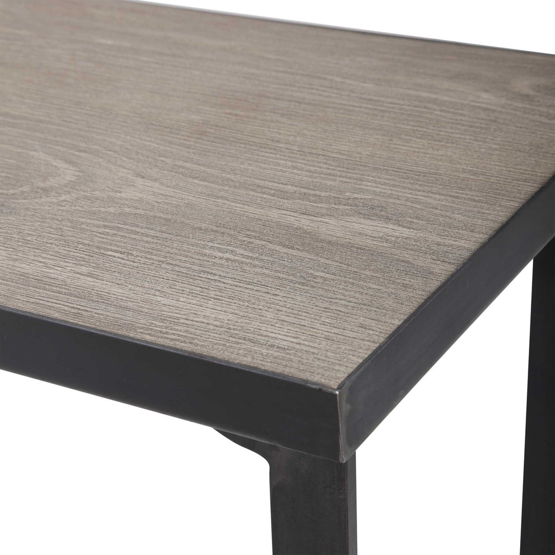 American Home Furniture Uttermost Basuto Steel Console Table